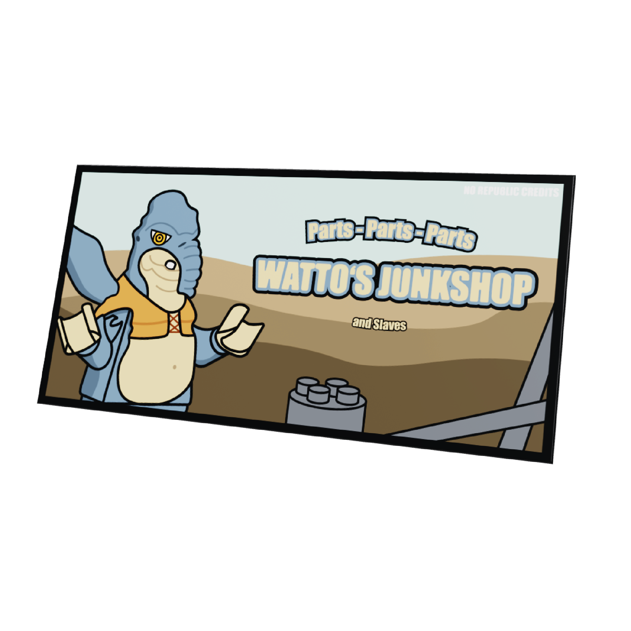 Cartelera de 8x16 de SW Customs Watto's Junkyard