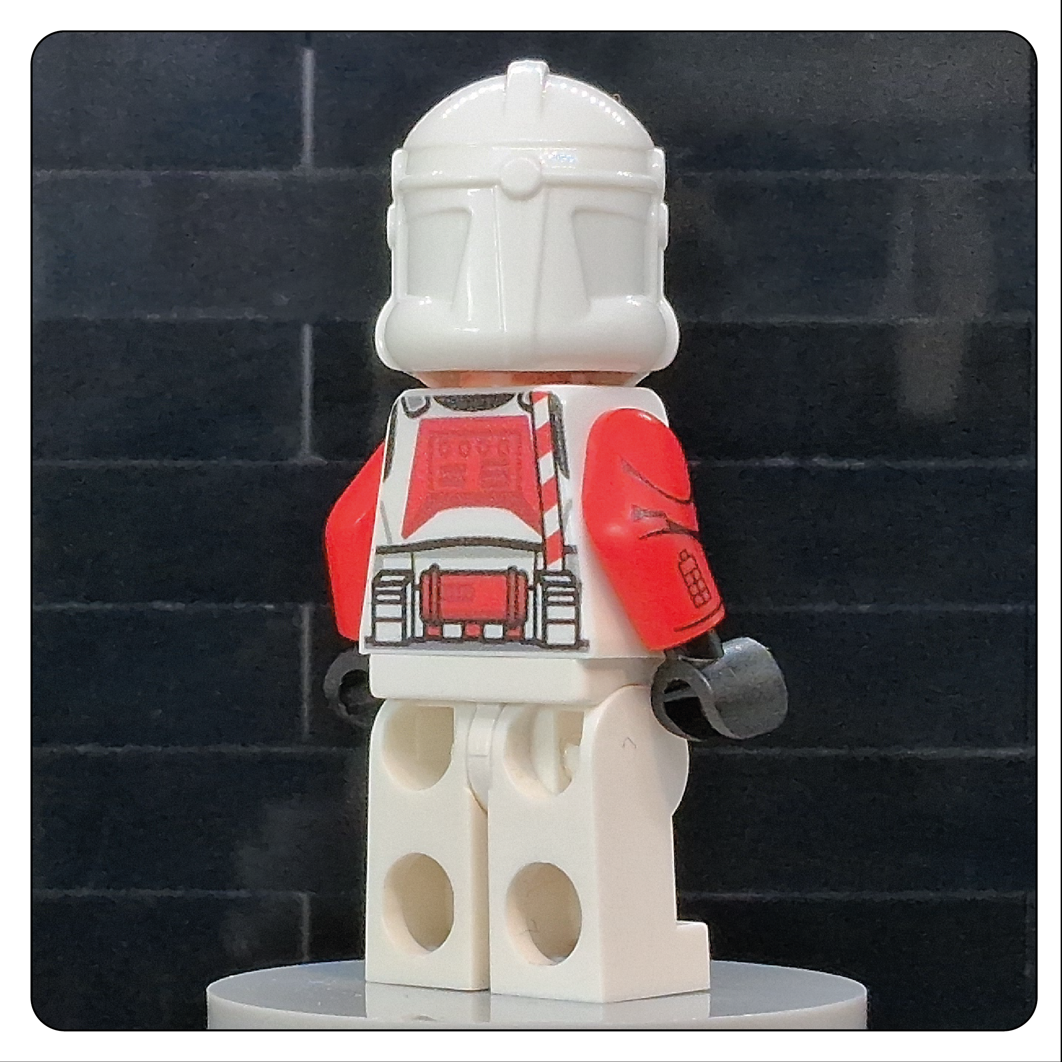 SW Customs Collectible Figure - Candy Cane Heavy Trooper
