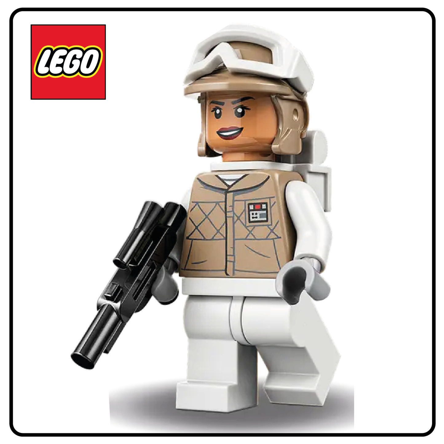 LEGO® Star Wars Minifigure - Hoth Rebel Dark Tan Uniform Female