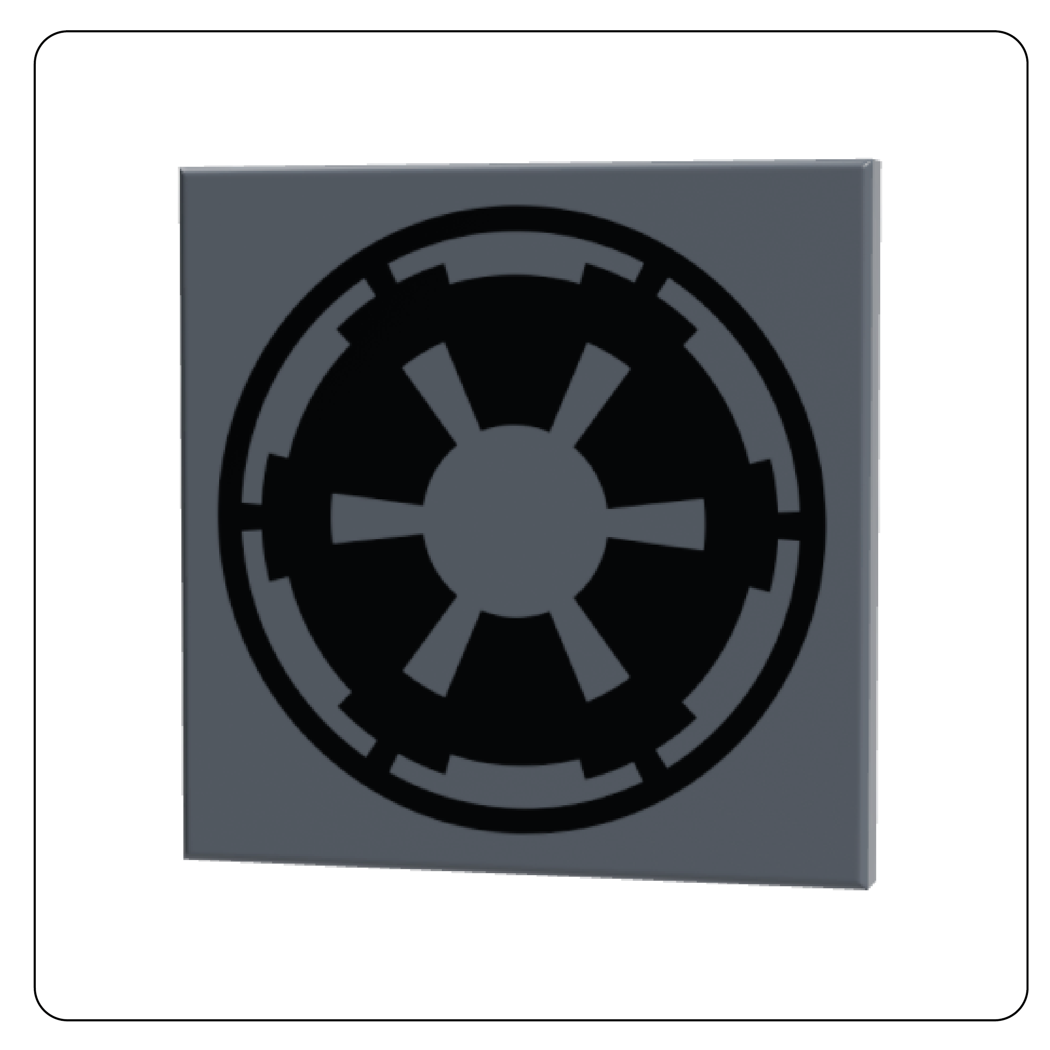 SW Customs - 4x4 Tile Imperial Logo