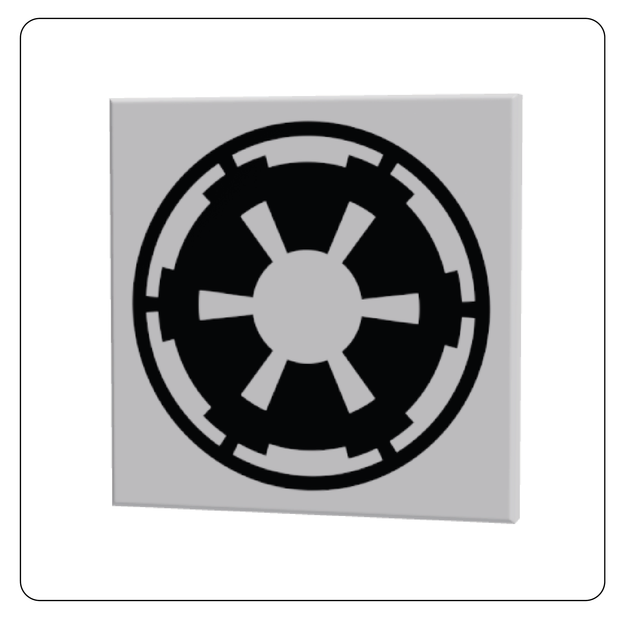 SW Customs - 4x4 Tile Imperial Logo