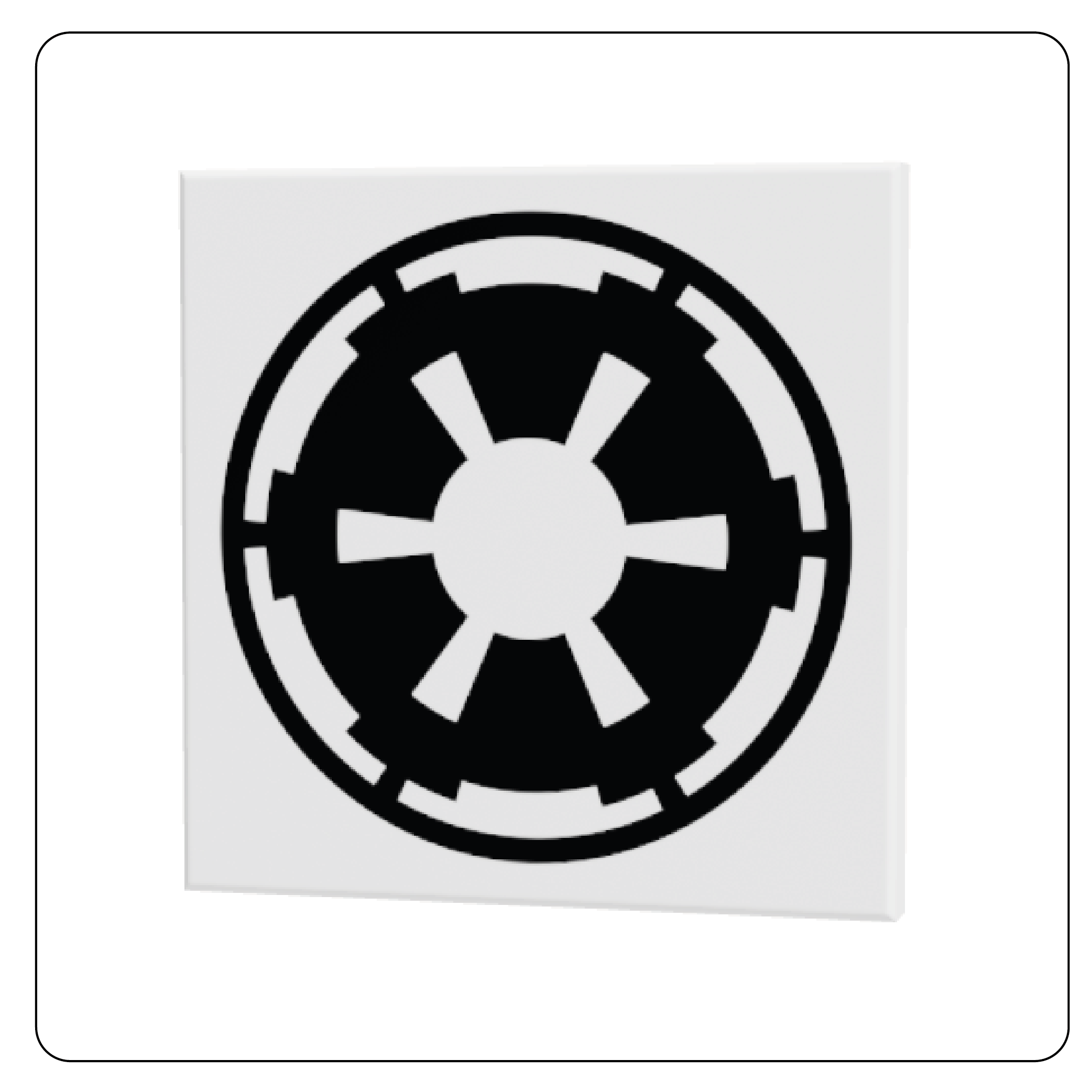 SW Customs - 4x4 Tile Imperial Logo