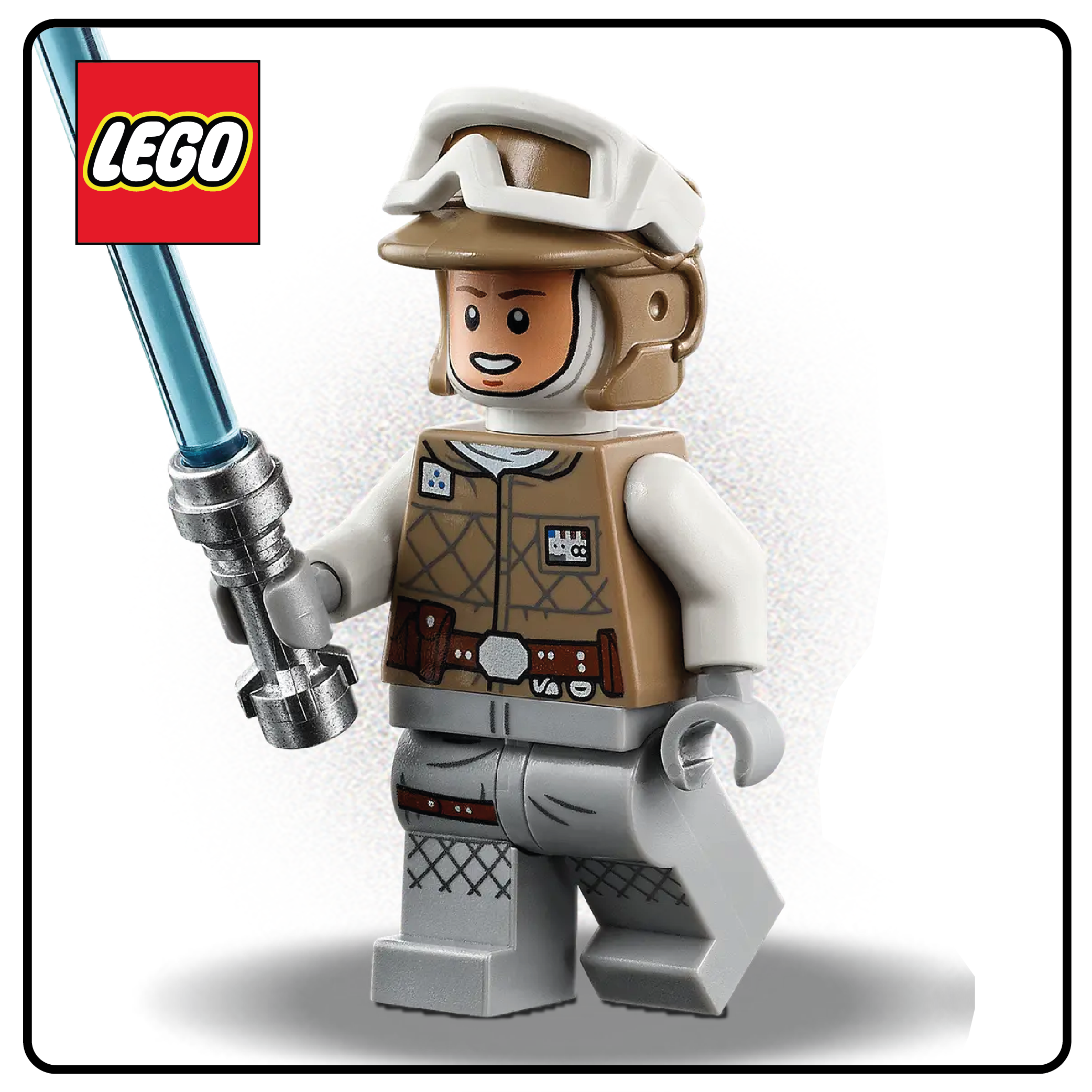 Minifigura LEGO® Star Wars: Luke Skywalker Cabeza de pasamontañas Hoth 2021