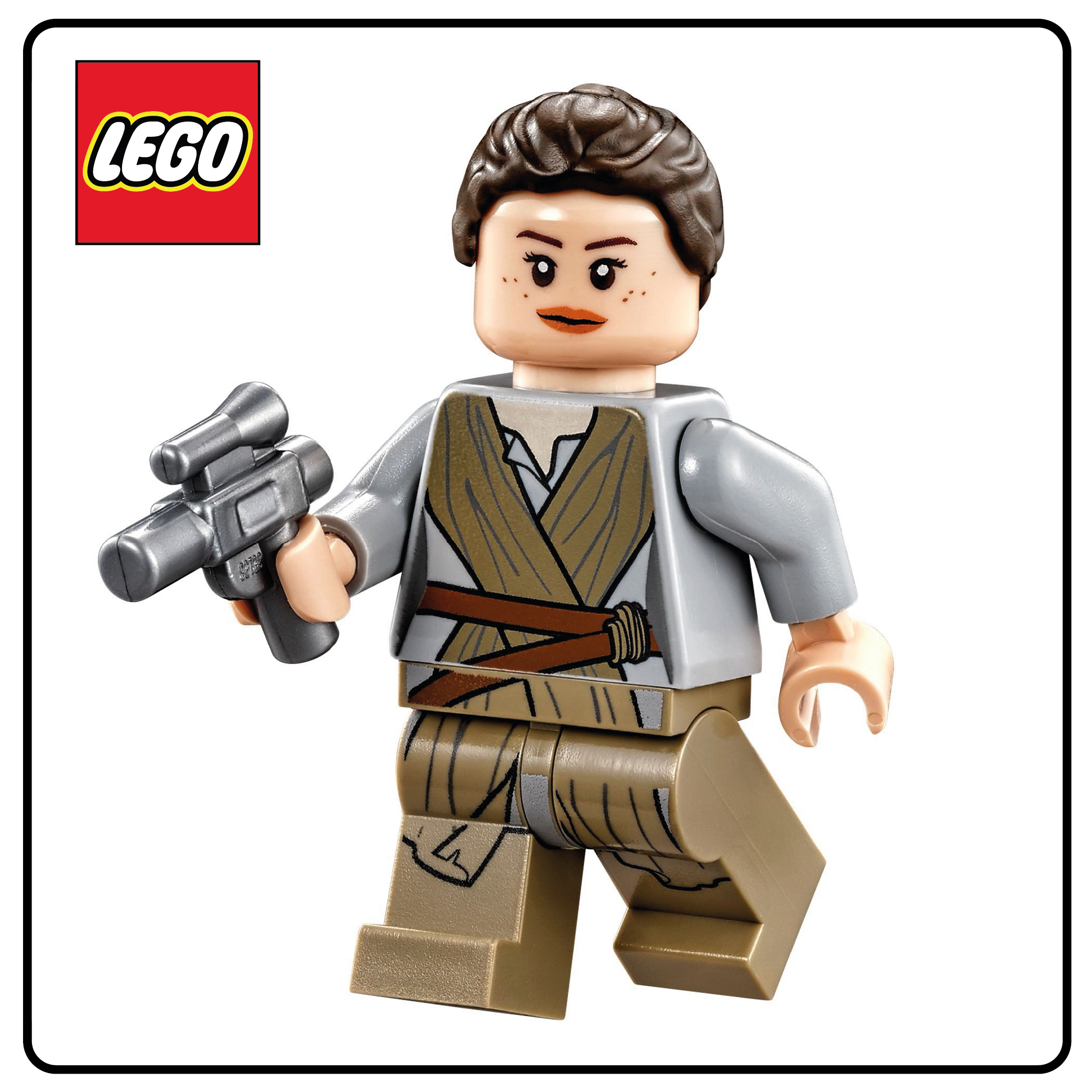 Minifigura LEGO® Star Wars: Traje de túnica atada de Rey 2015