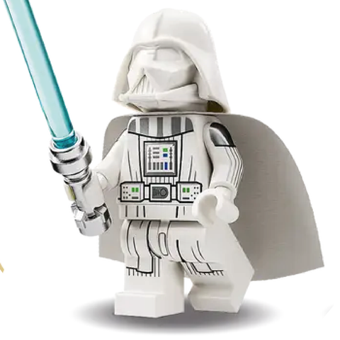 LEGO Star Wars Minifigure White Jedi Vader Hall of Bricks