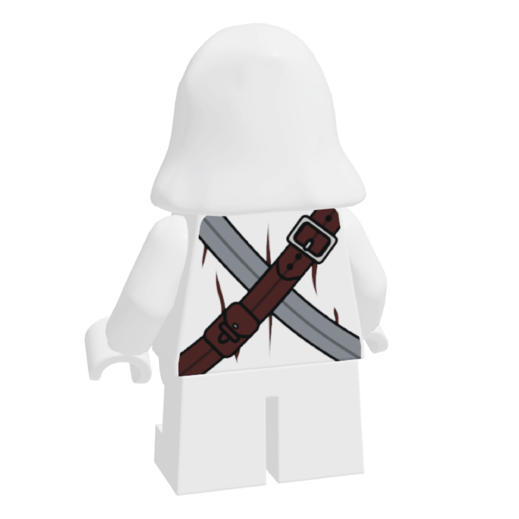 Minifigura de Jawa de SW Customs Serie Blanca