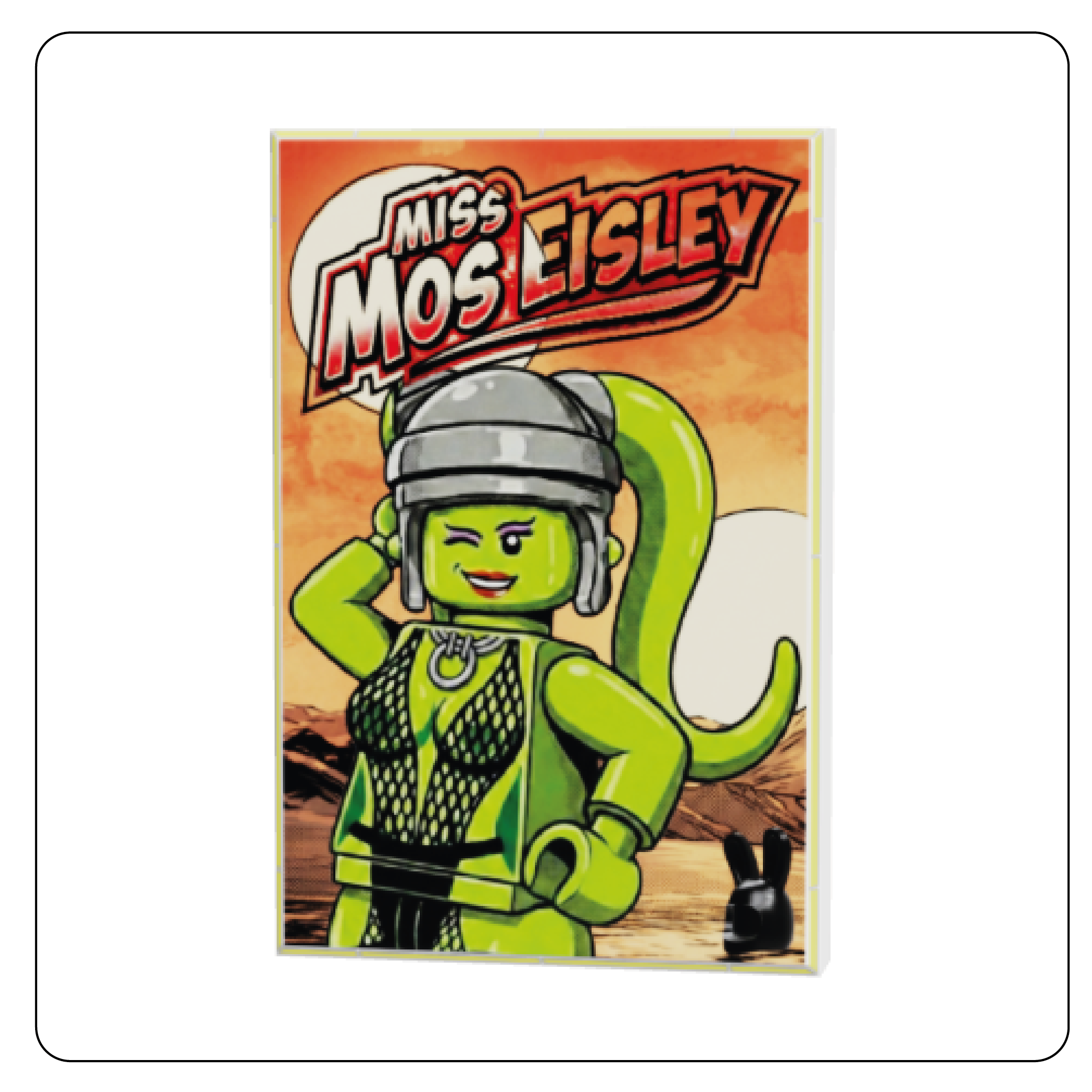 SW Customs - 2x3 Tile Miss Mos Eisley Pin-Up