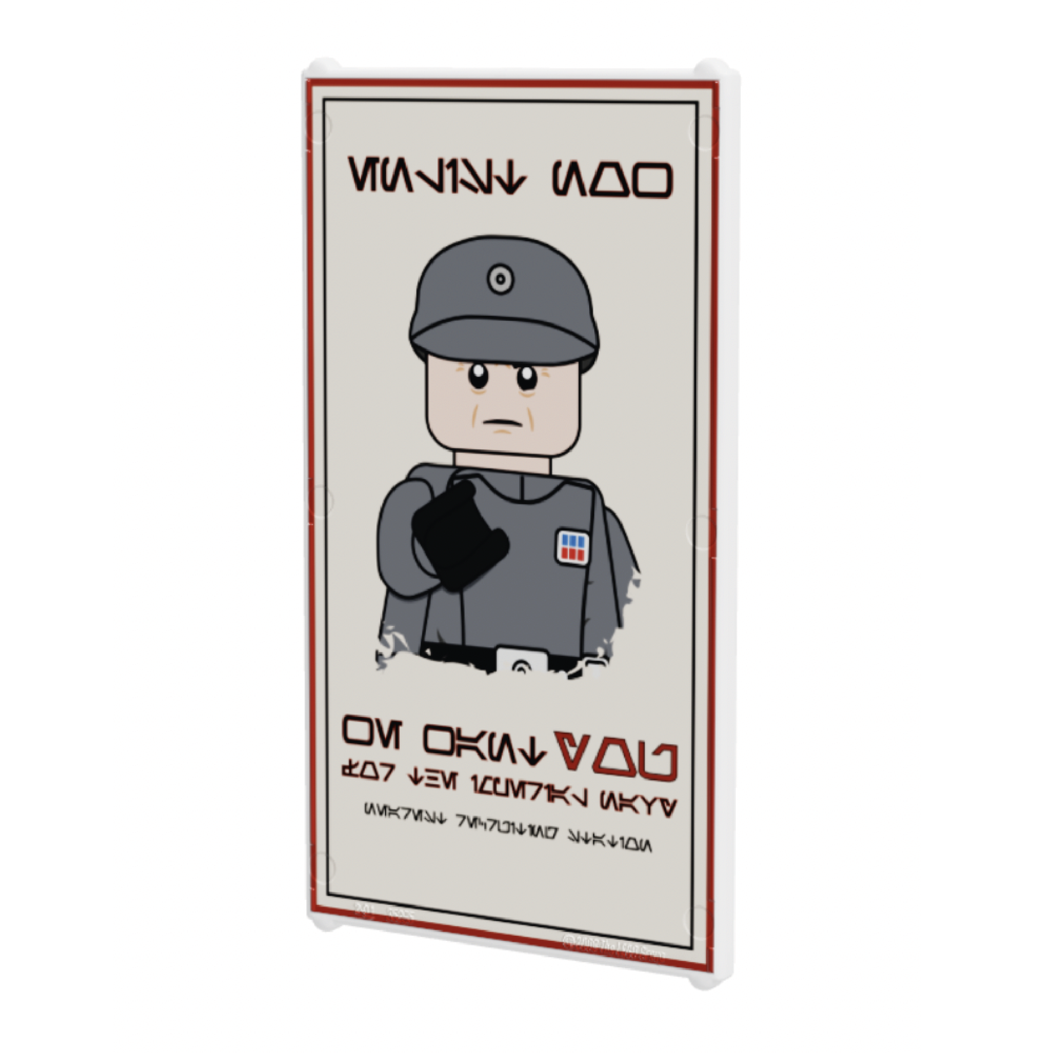 4x6 Poster Propaganda We Want You designed by Brickotar