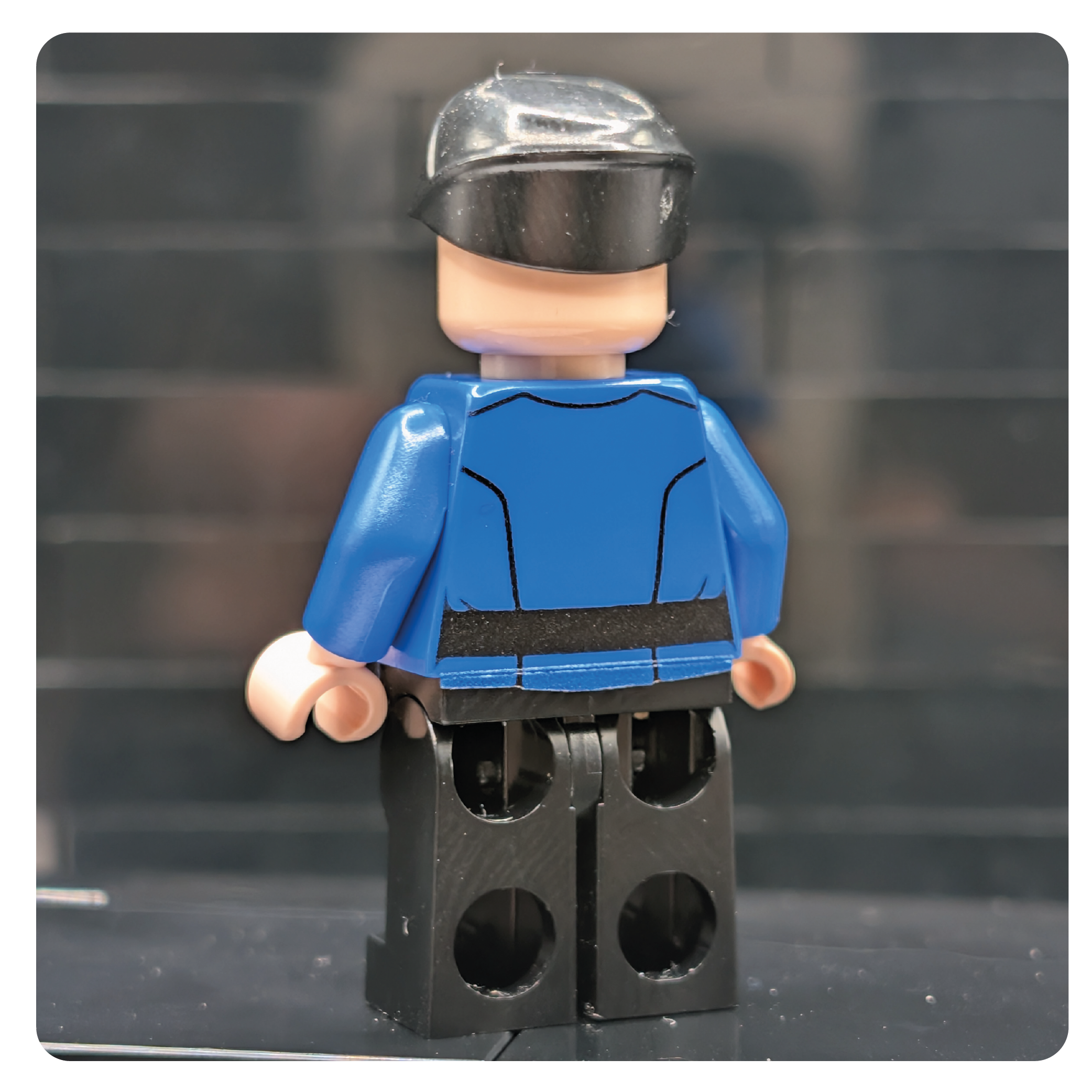 Figura coleccionable de SW Customs - Edición Azul del Teniente de Seguridad del Senado