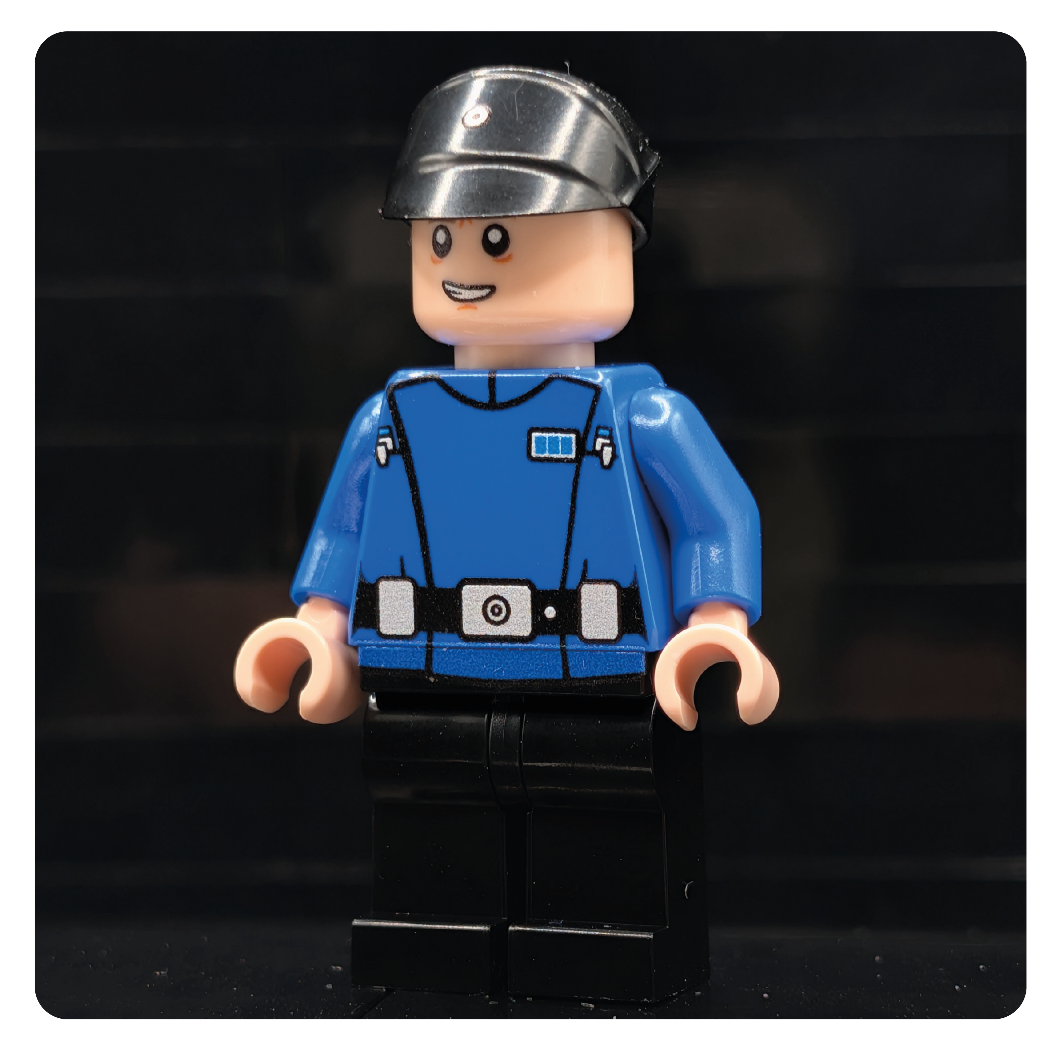 Figura coleccionable de SW Customs - Edición Azul del Teniente de Seguridad del Senado