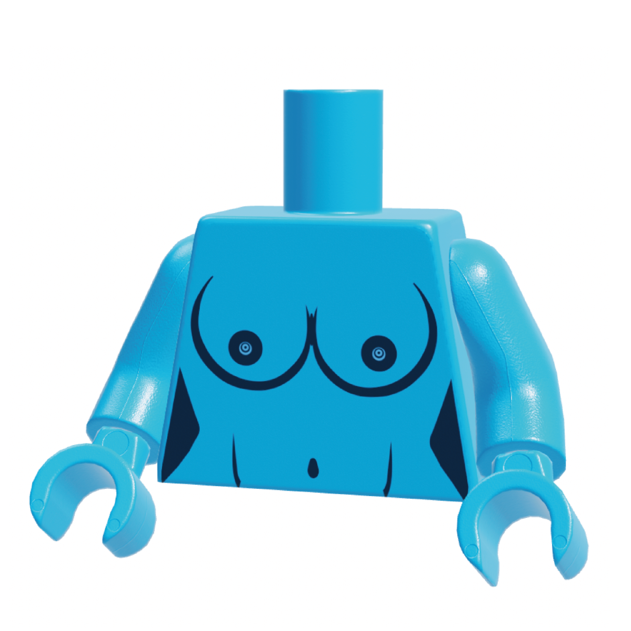 Twi'lek Boobies Torso Dark Azure