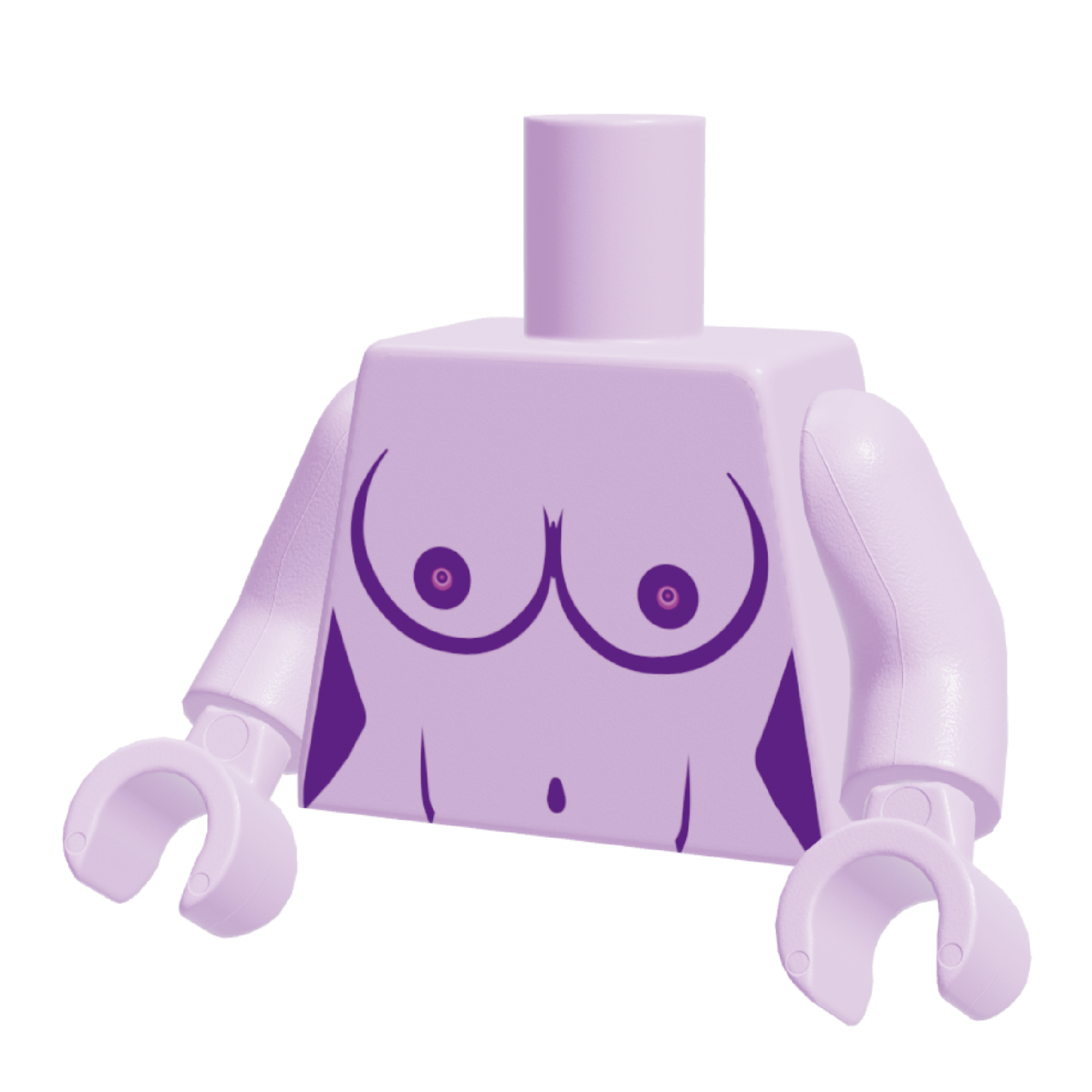 Togruta Boobies Torso Lavender