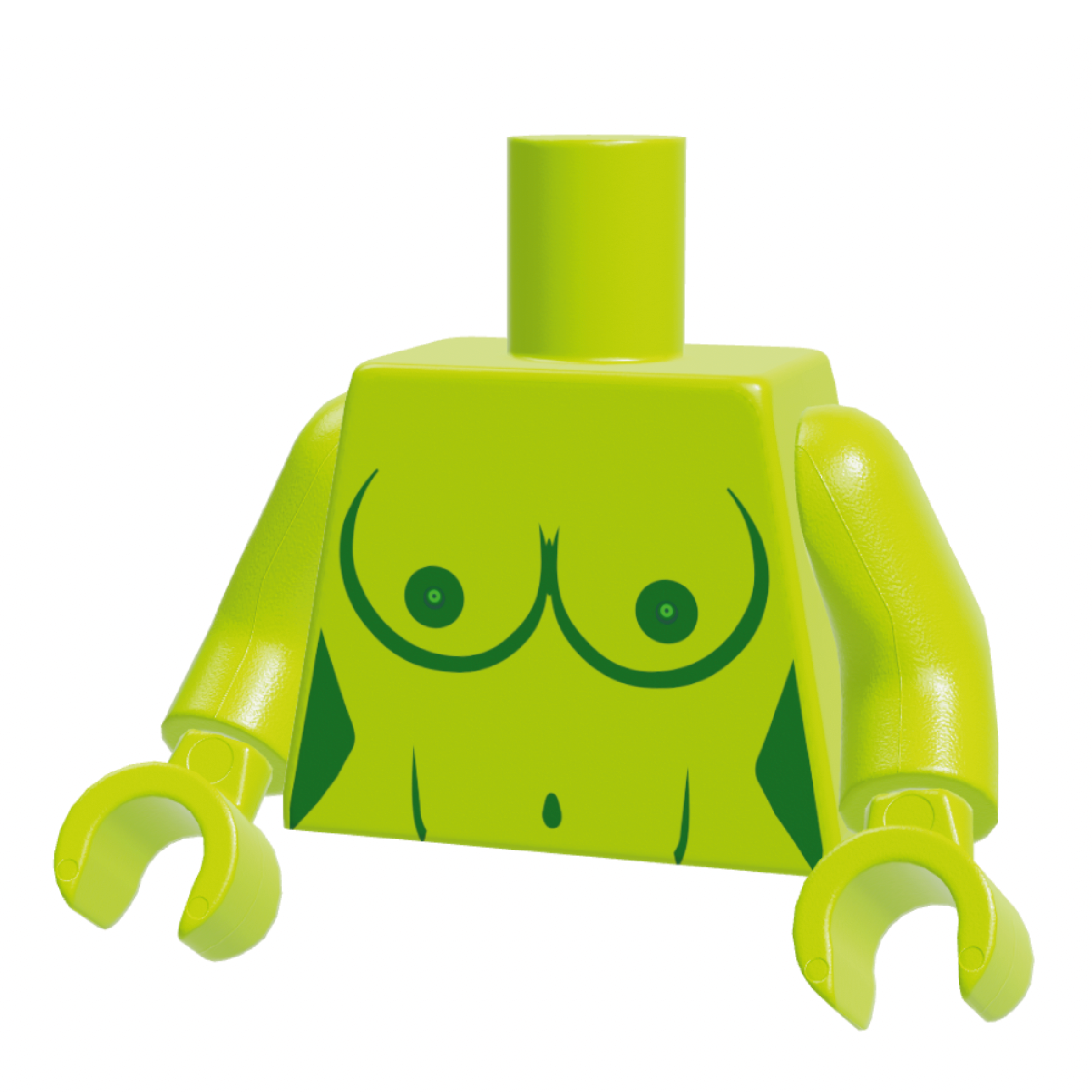 Twi'lek Boobies Torso Lime
