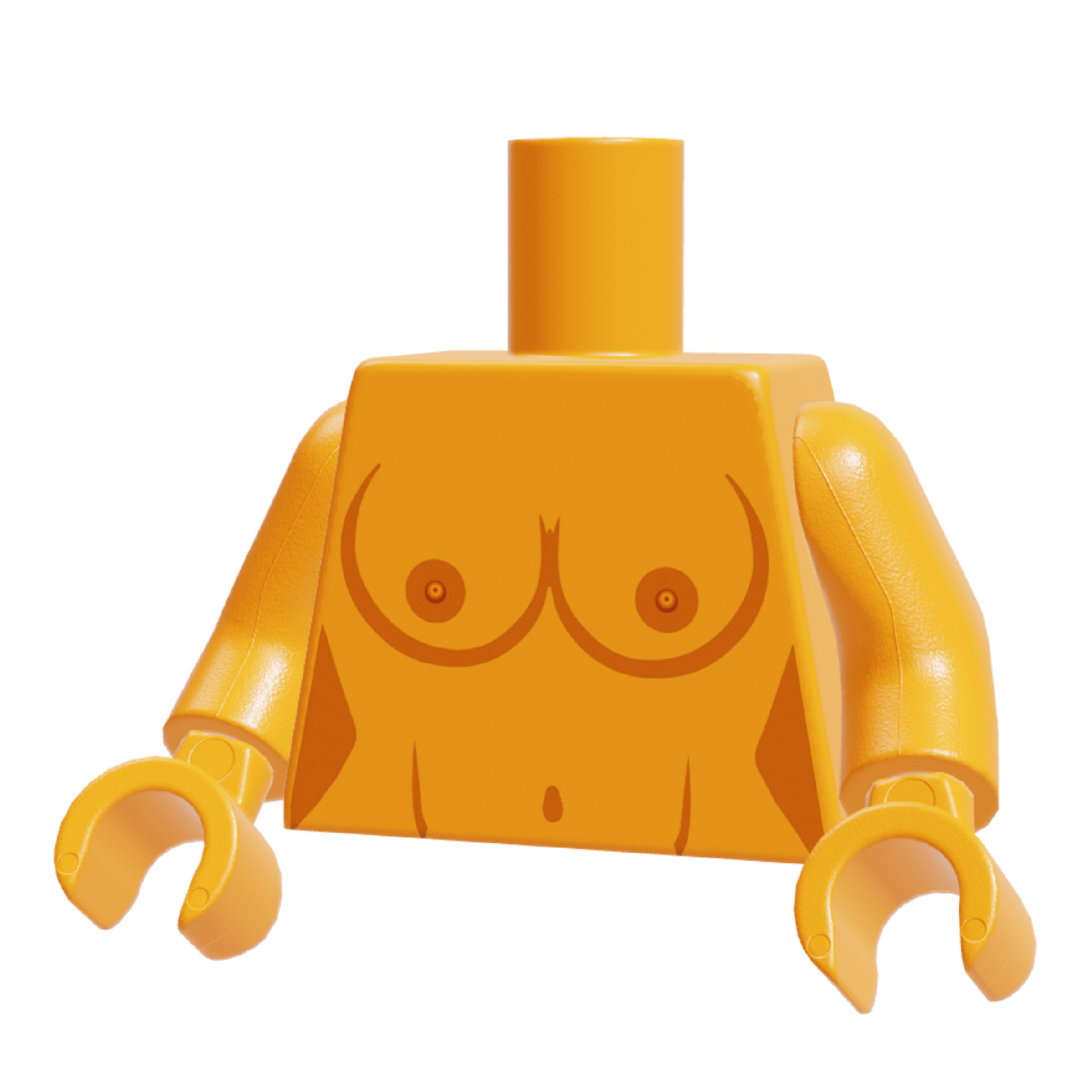Togruta Boobies Torso Orange
