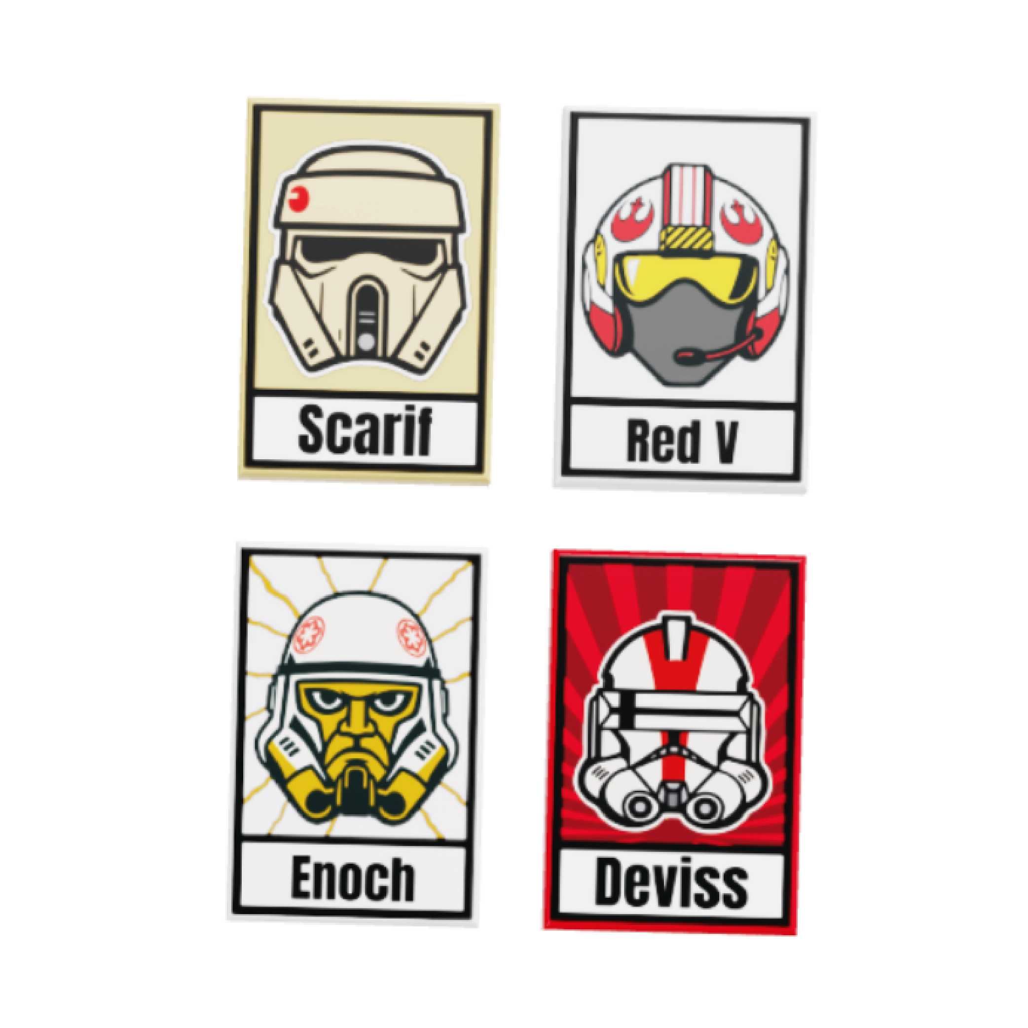 Battle Helmet Mystery 5-pack Serie 2