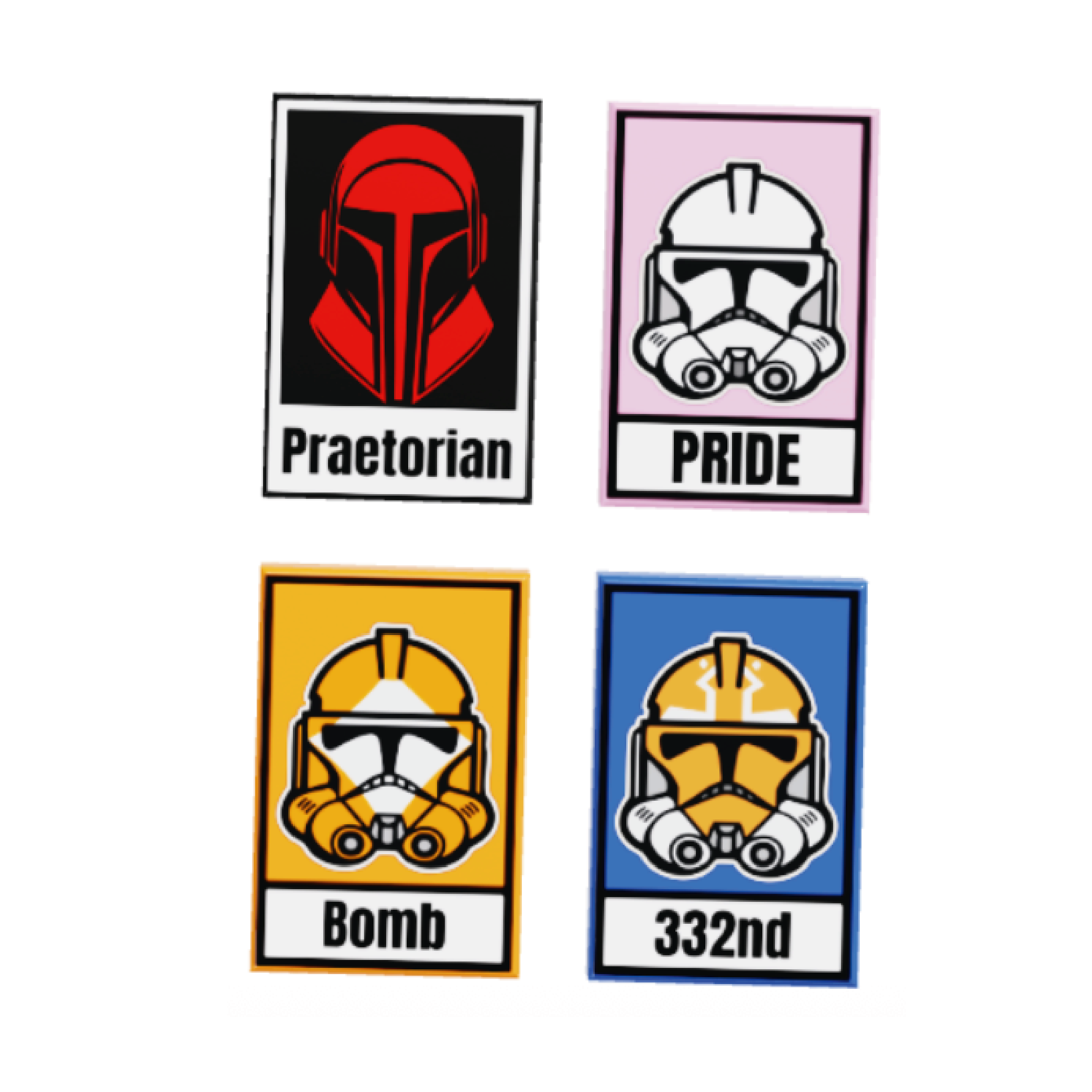 Battle Helmet Mystery 5-pack Serie 2