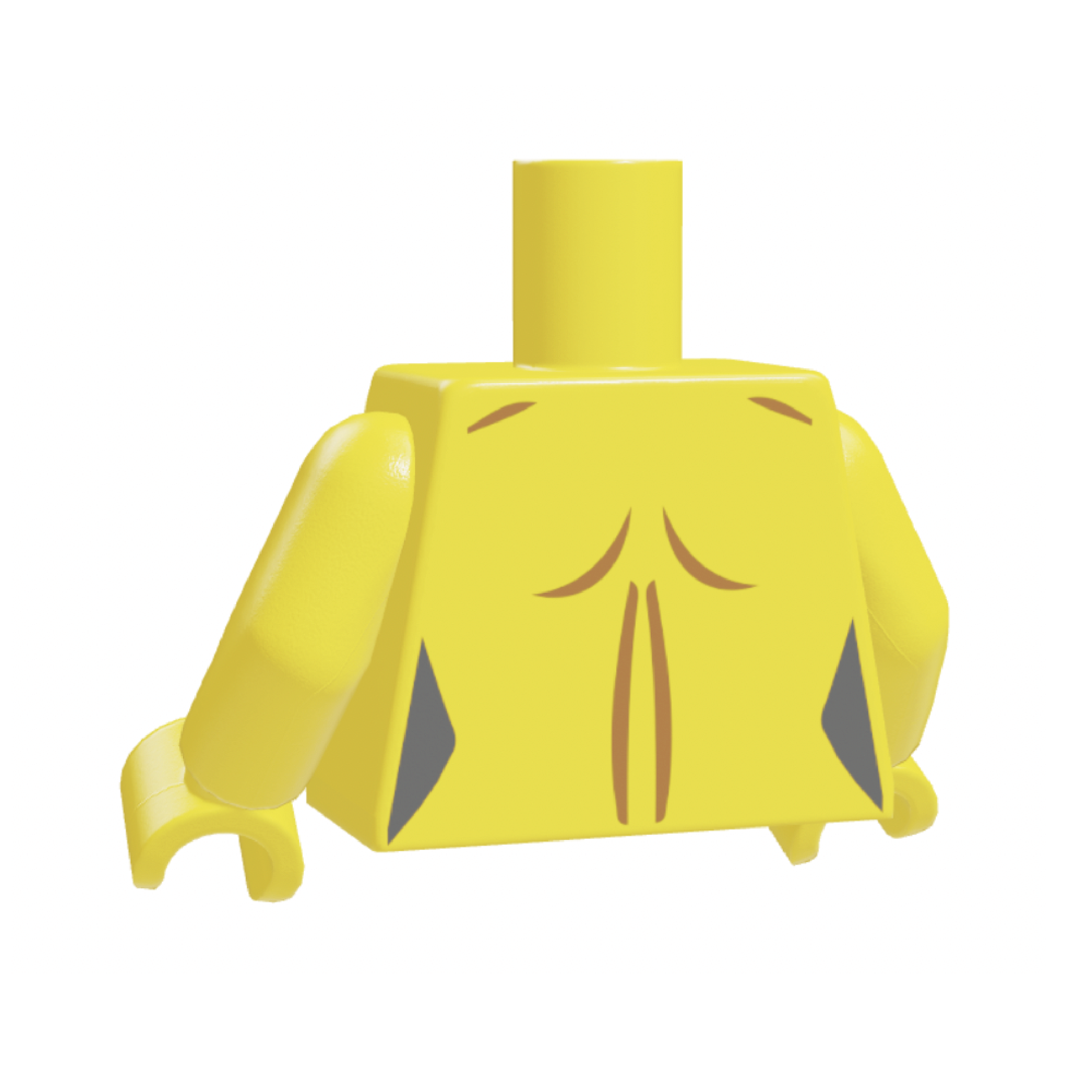 Breast Cancer Boobies Torso Yellow