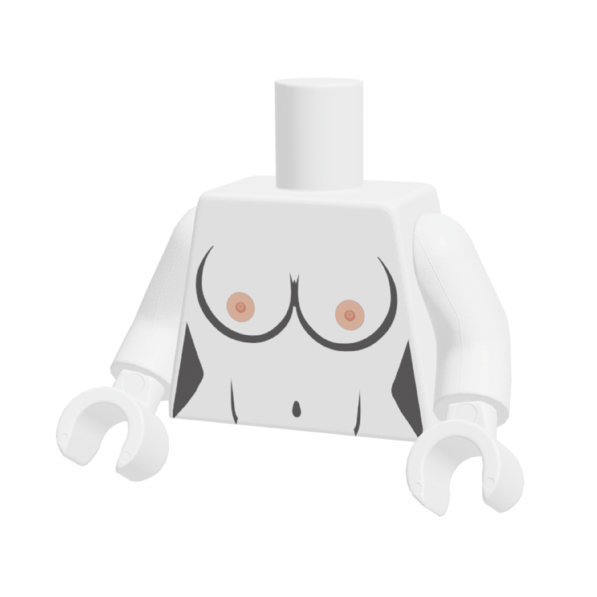 Boobies Torso White
