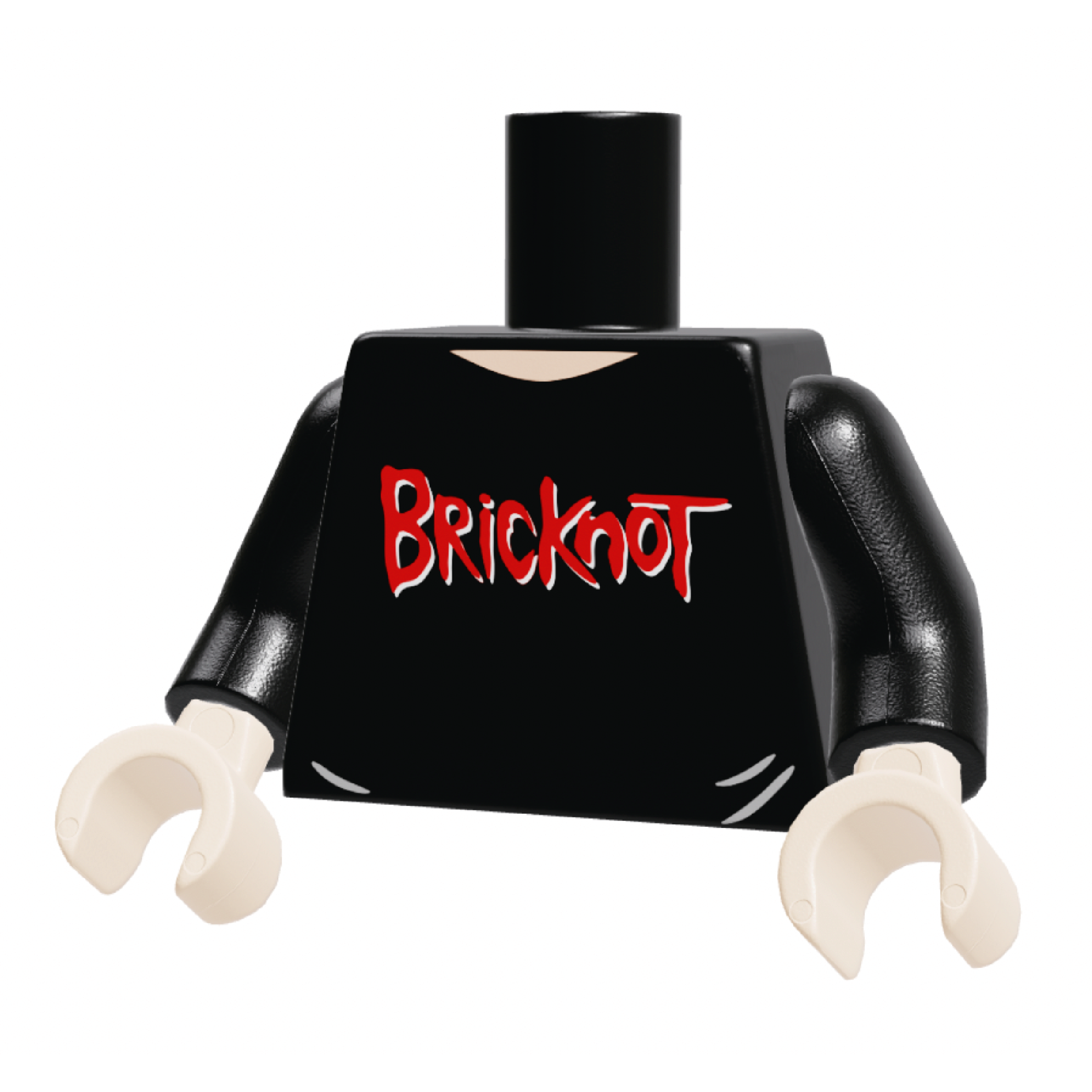 Band Shirt Torso Bricknot Black