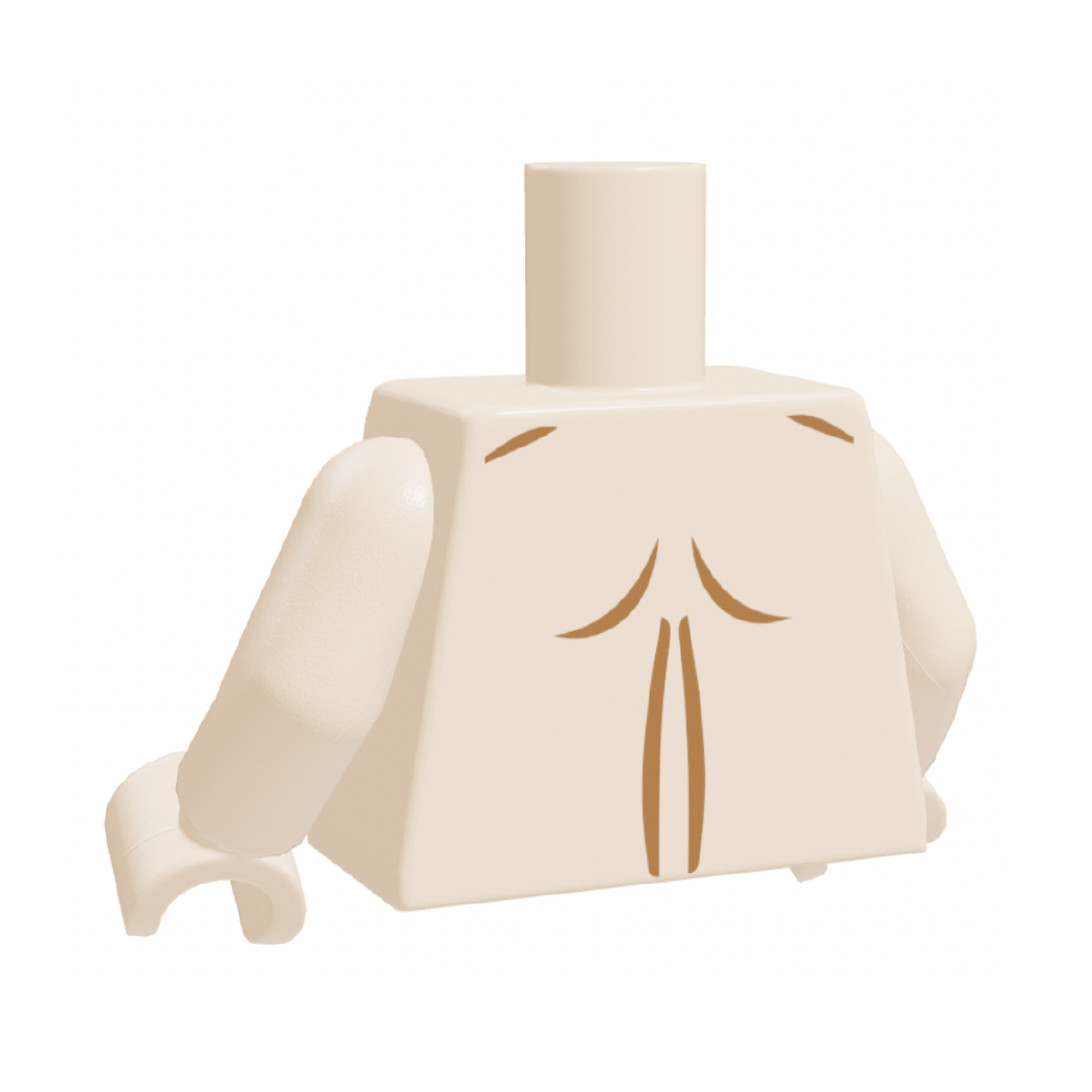 Surfer Guy Torso Light Nougat