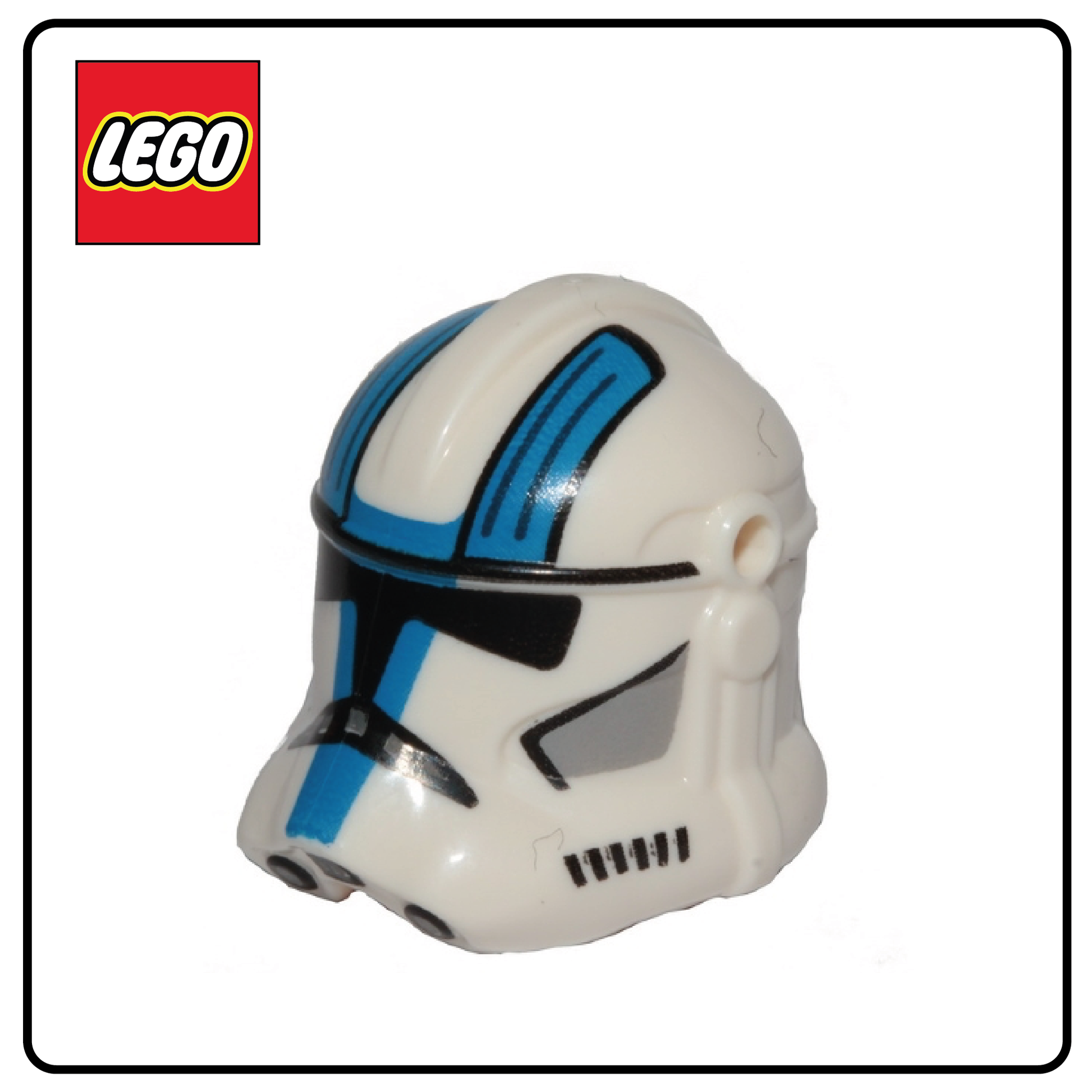 LEGO Star Wars Helmet Clone Trooper 501st Legion Black Markings