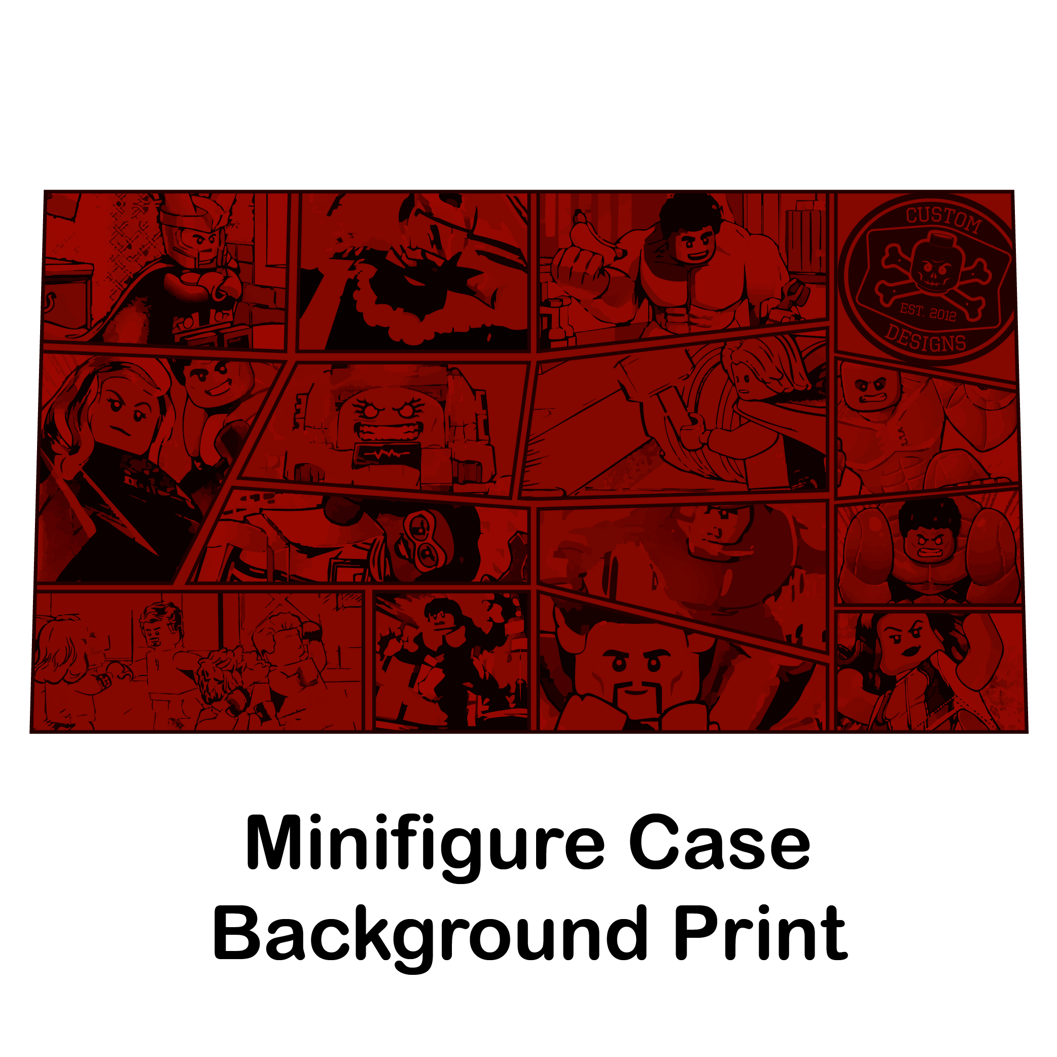 Minifigure Display Case – Comic Edition