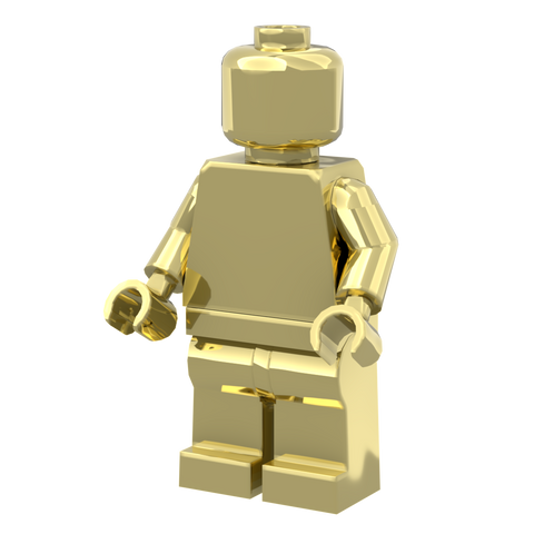 Gold fashion minifigure