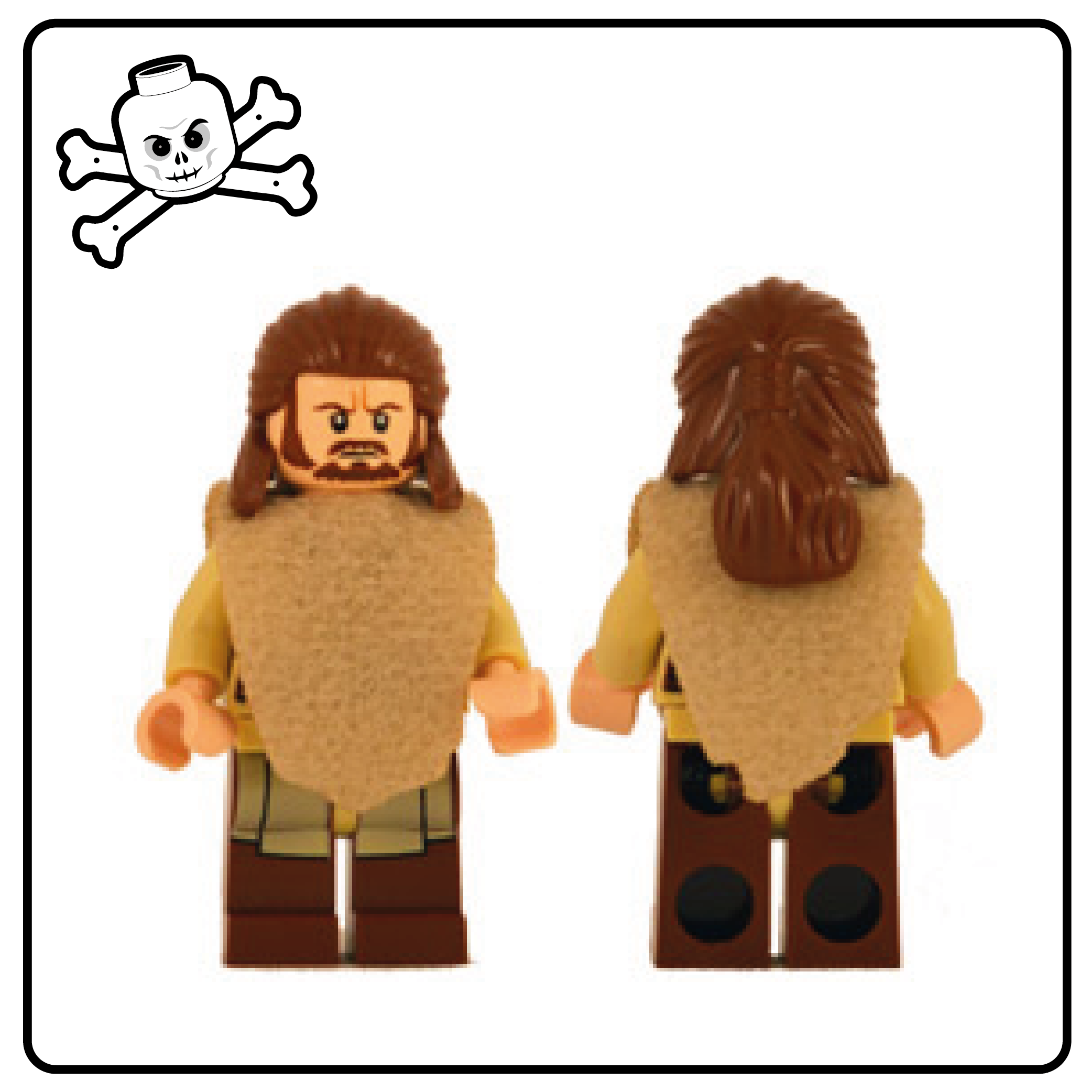 Qui-Gon Jinn Poncho Suedette Fabric