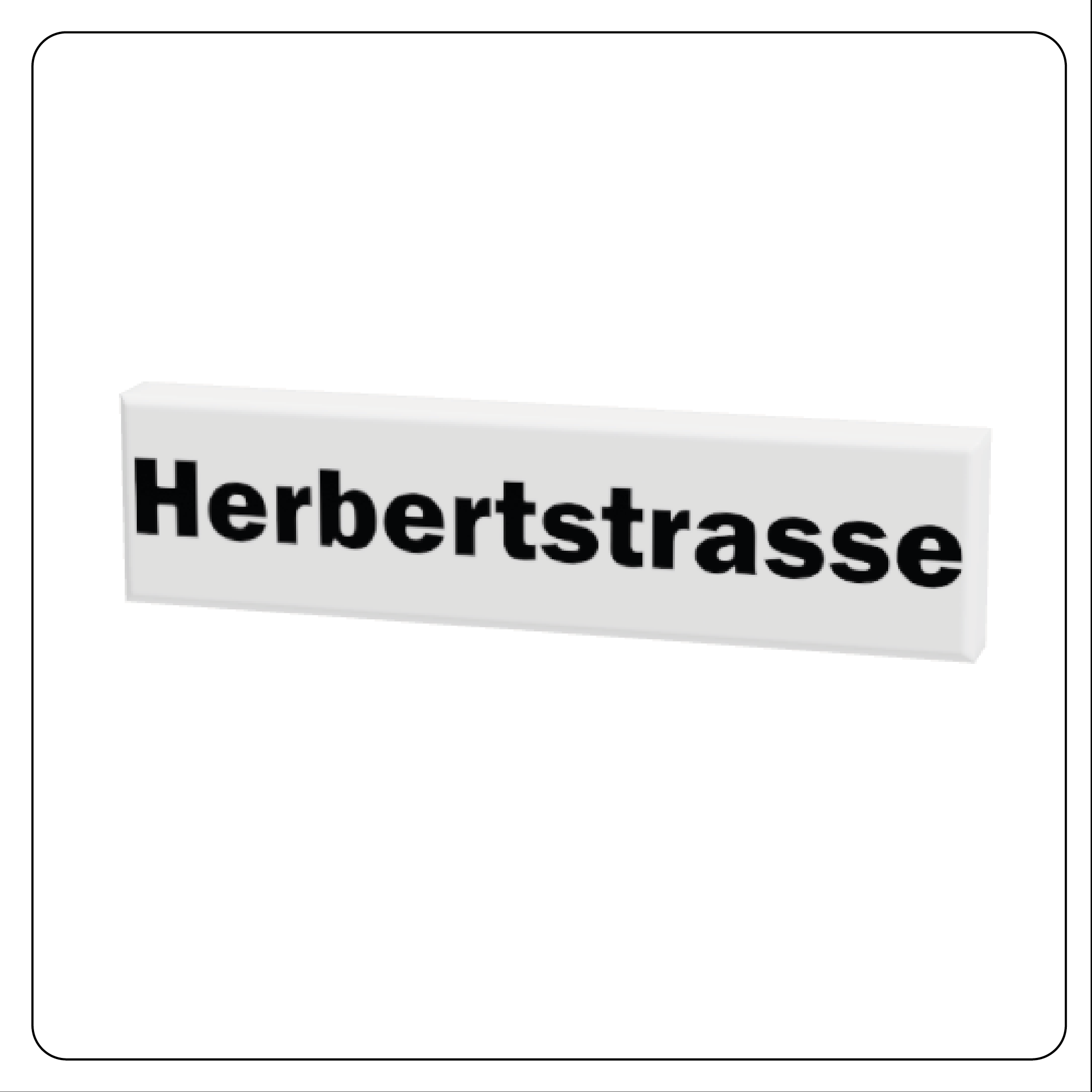Red Light District -1x4 Tile - Herbertstrasse