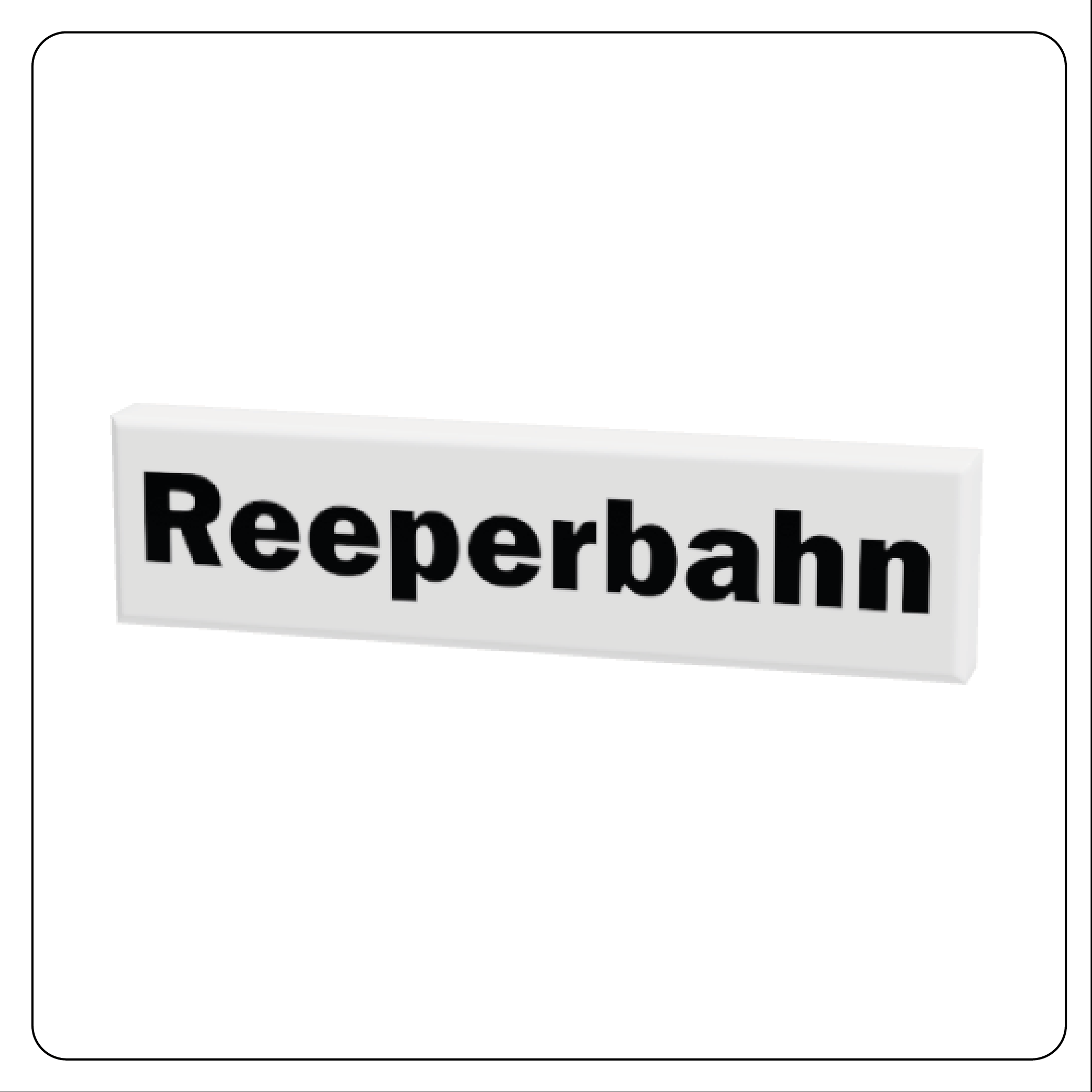 Red Light District -1x4 Tile - Reeperbahn