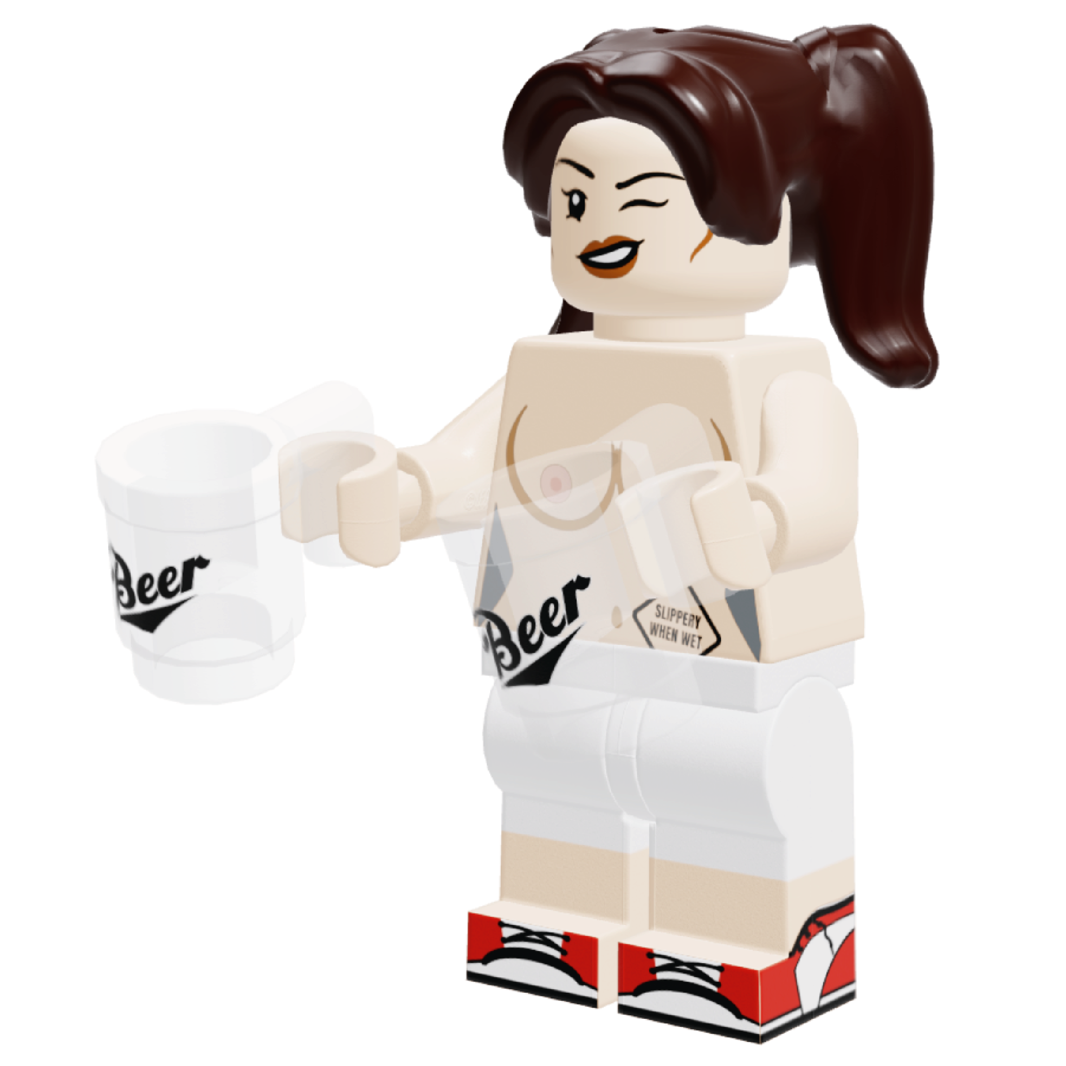 BigBadCity – Collectible Figure - Topless Bar Waitress