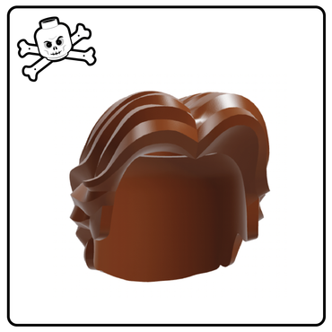 LEGO® Hair Short Wavy with Center Part 26139