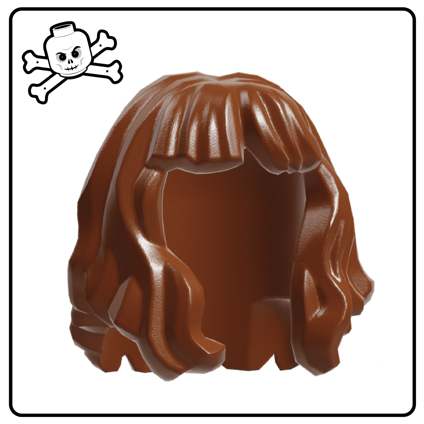 LEGO® Hair Mid-Length and Wavy with Bangs 37697