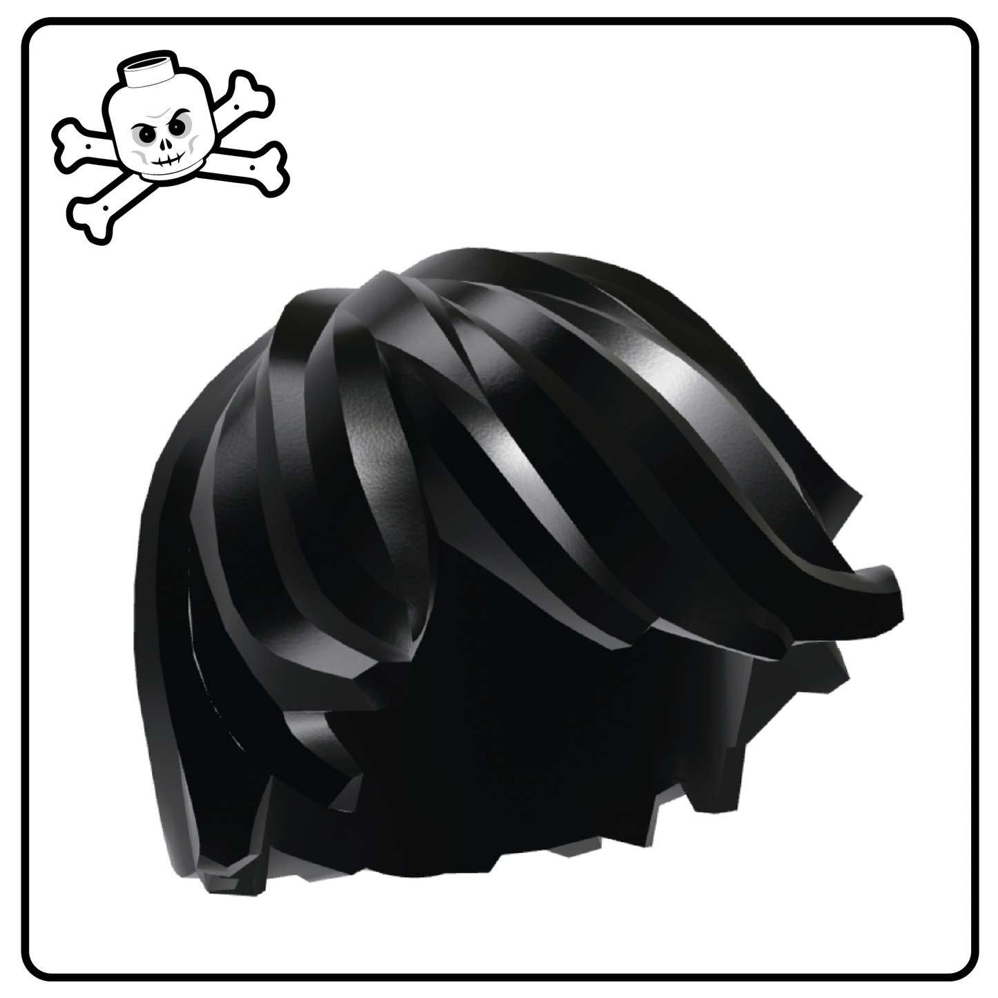 LEGO® Hair Tousled with Side Part 87991