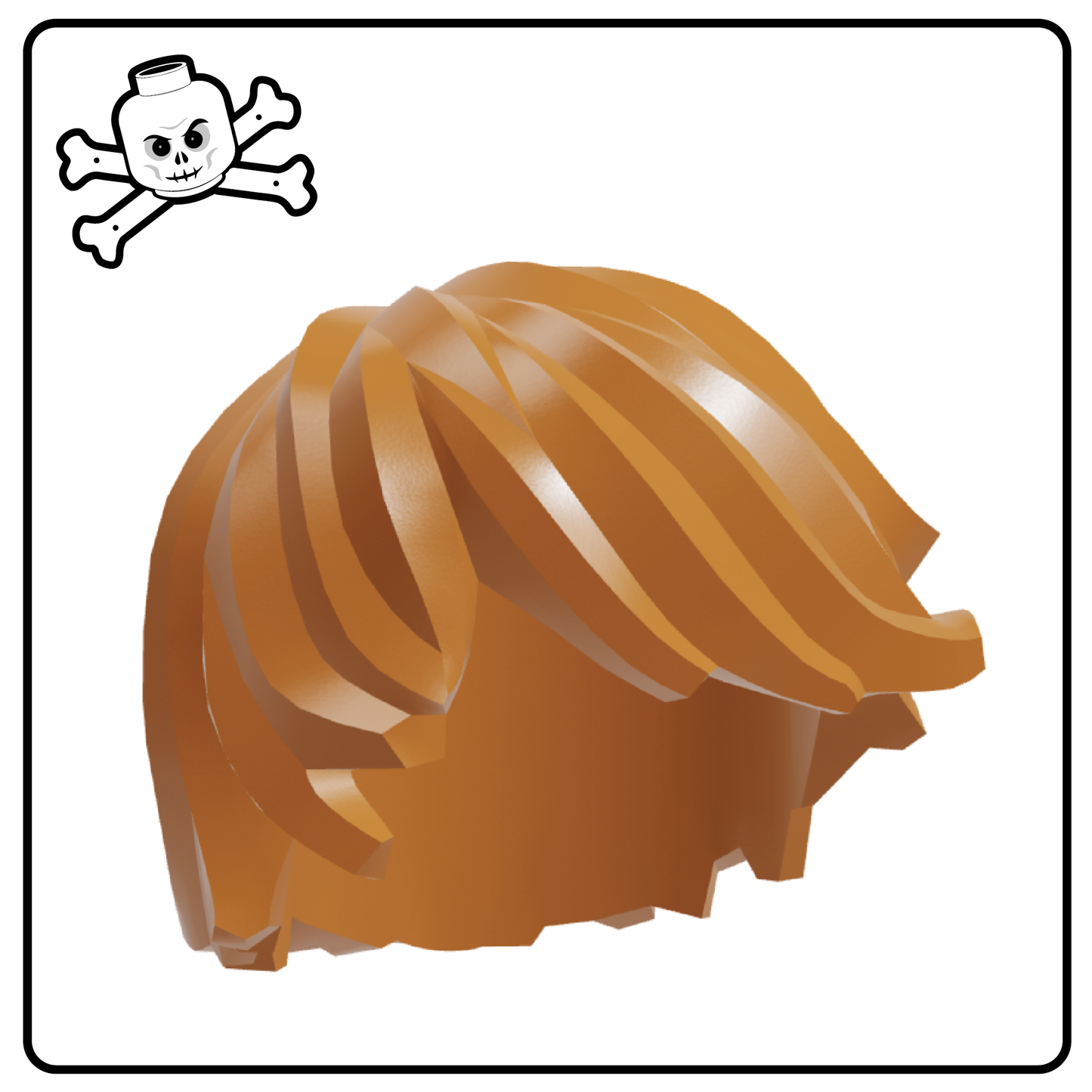 LEGO® Hair Tousled with Side Part 87991