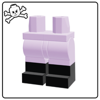 Piernas LEGO® con botas negras