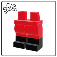 Piernas LEGO® con botas negras