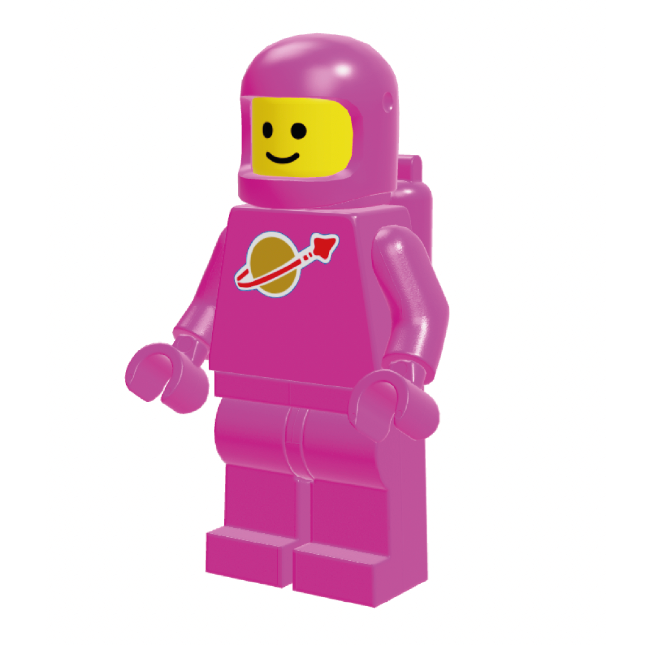 Minifigura LEGO® Classic Espacio Rosa oscuro
