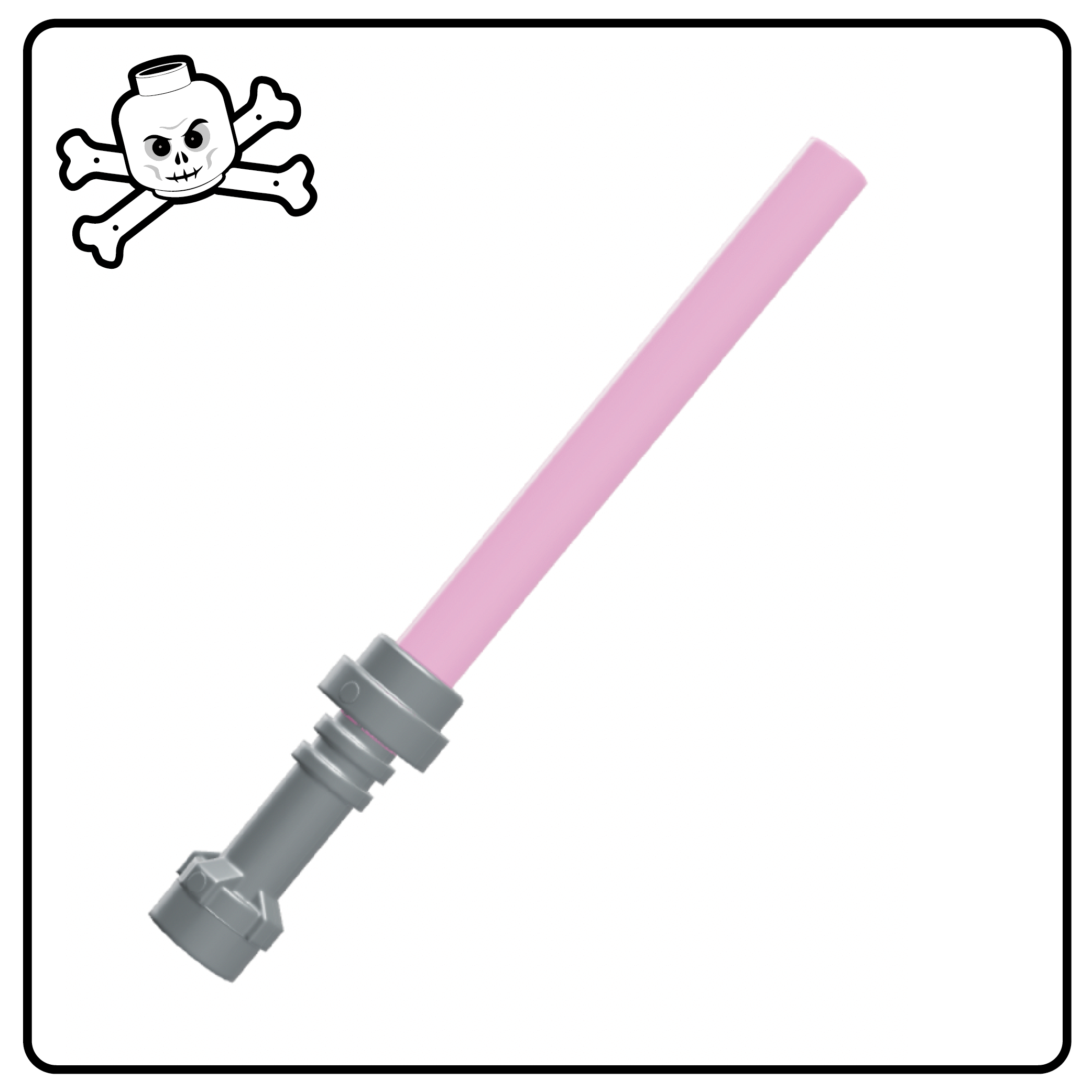 LEGO® Weapon Lightsaber standard hilt silver