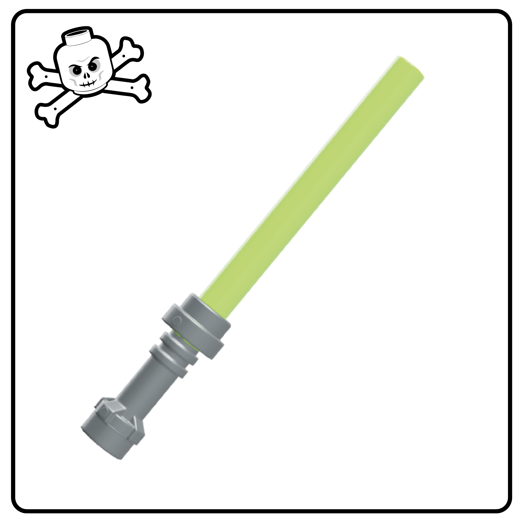 LEGO® Weapon Lightsaber standard hilt silver