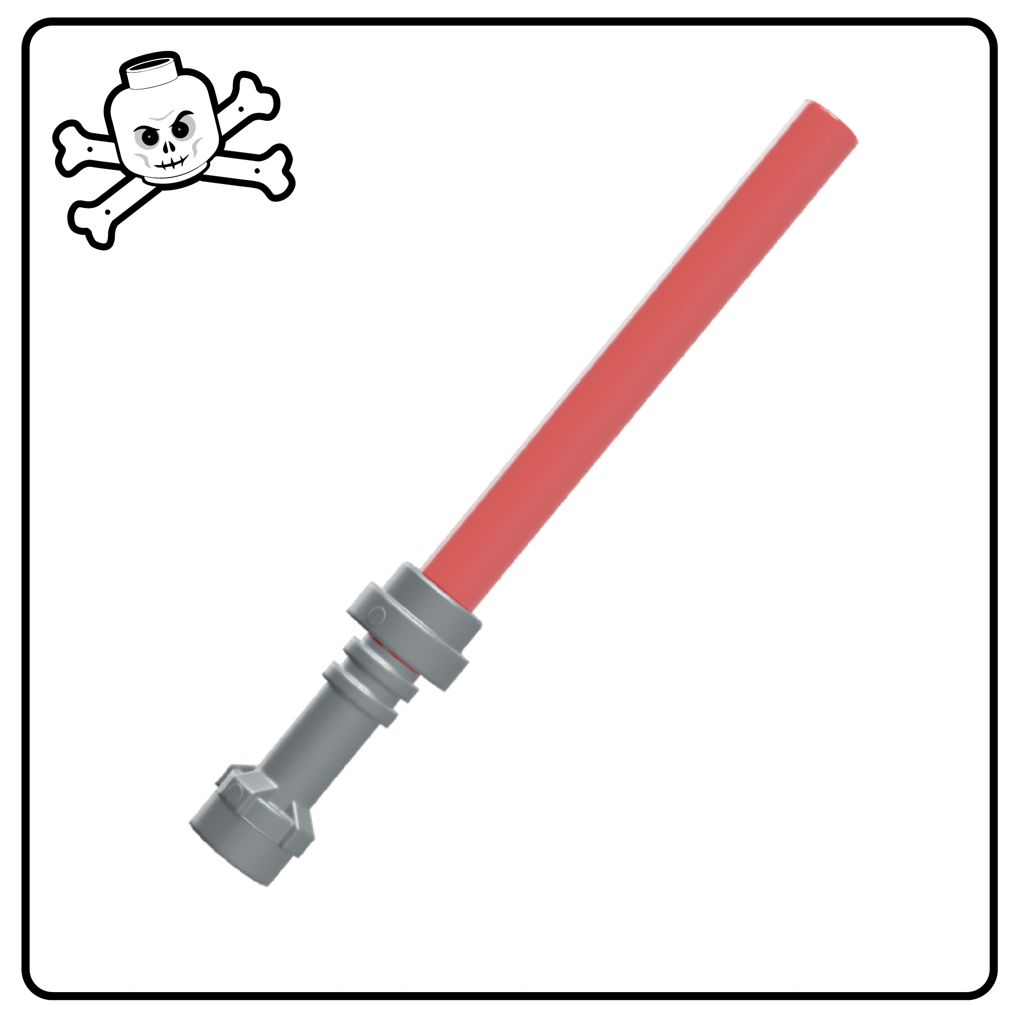 LEGO® Weapon Lightsaber standard hilt silver